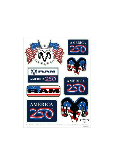 America250&trade; Sticker Sheet  